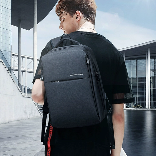 Мужская трендовая сумка для отдыха, школьный рюкзак для путешествий для школьников, ноутбук, простой и элегантный дизайн, подходит для студента