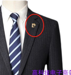 胸针1000SE金属报喜鸟皮尔卡丹