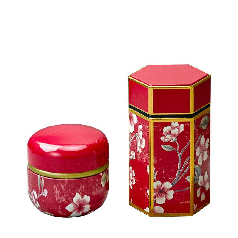 新款创意国风一两二两六角罐通用红茶绿茶铁罐茶叶包装罐空罐定制,淘宝优惠券,粉丝福利购,淘宝优惠卷