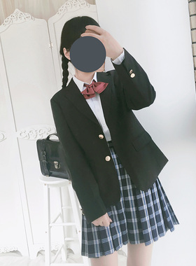 纯色双层领结jk蝴蝶结衬衫领花