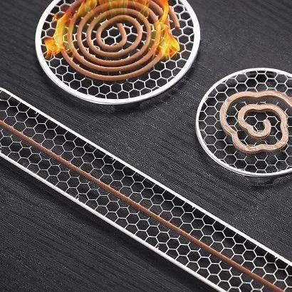 蚊香架盘香架线香卧香盒防火棉香炉垫不锈钢香网香炉防火网垫盘托,淘宝优惠券,粉丝福利购,淘宝优惠卷