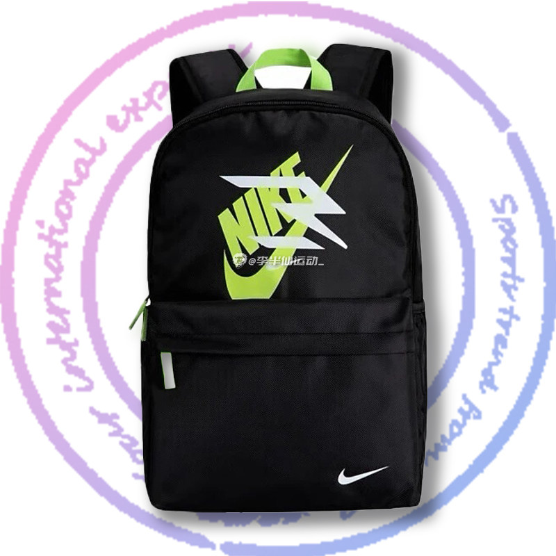 NIKE耐克 男女学生印花大容量聚酯纤维书包双肩包NY2413022GS-001