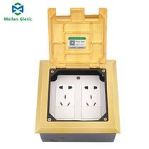 Melan Zhlan 146 Type Full Copper Waterproof Concealed Ground Socket Double Five Holes ten Holes Internet Phone Vga Audio Plug