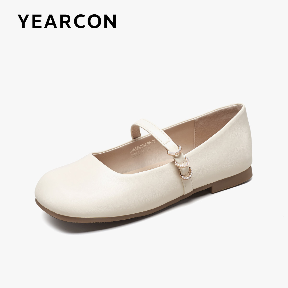 意尔康平底法式玛丽珍鞋女2026春季款软底小皮鞋时尚浅口单鞋女,淘宝优惠券,粉丝福利购,淘宝优惠卷