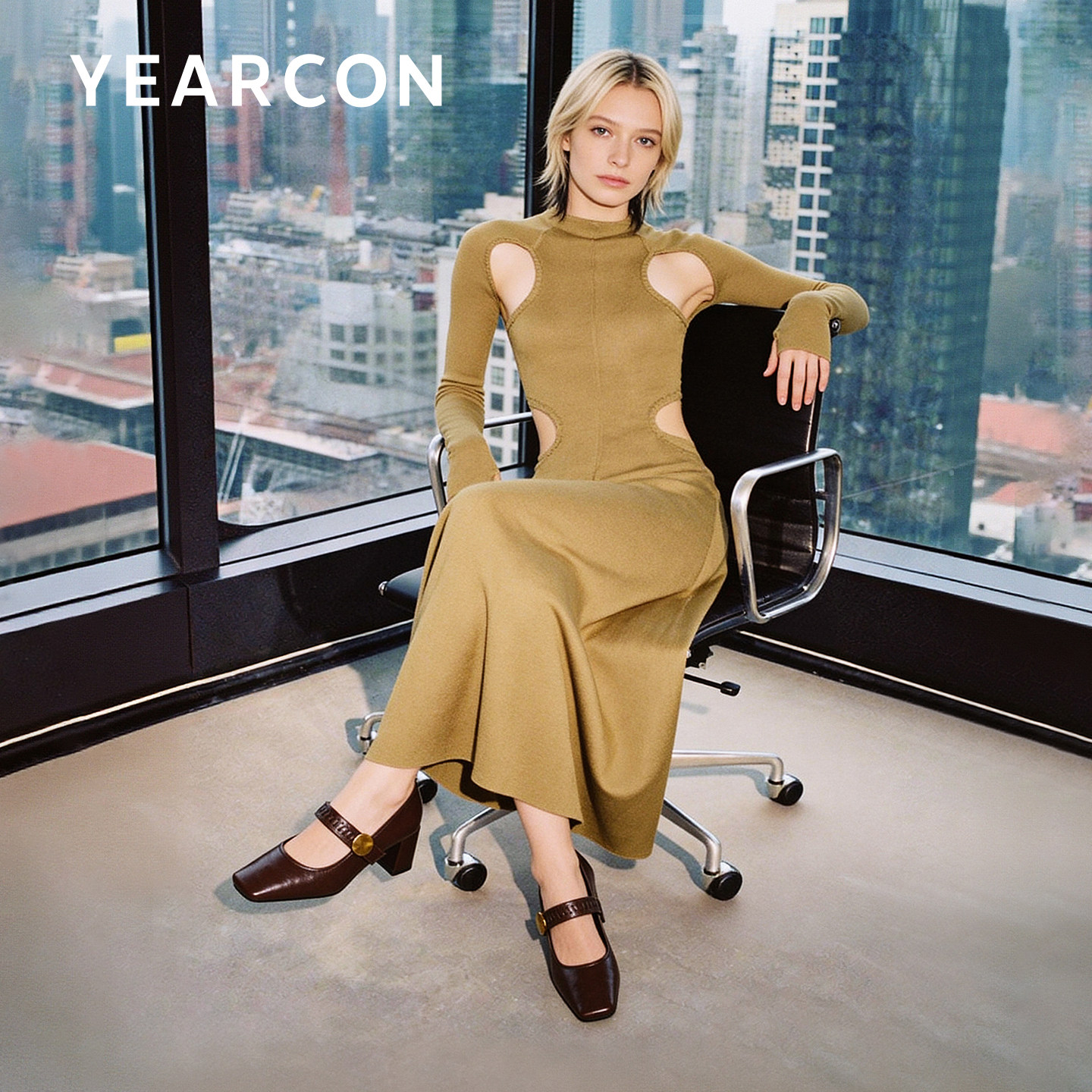 意尔康法式玛丽珍女鞋2026春季新款方头粗跟不累脚高跟鞋浅口单鞋,淘宝优惠券,粉丝福利购,淘宝优惠卷