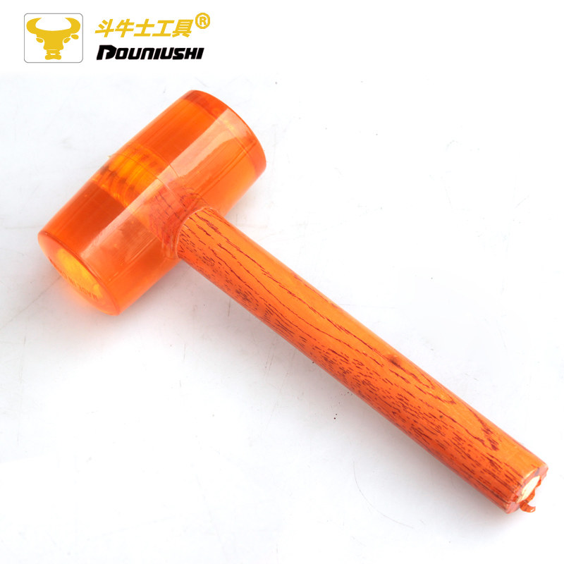 斗牛士透明橡胶锤弹力锤地板瓷砖安装锤防震橡皮牛筋锤木柄小胶锤,淘宝优惠券,粉丝福利购,淘宝优惠卷