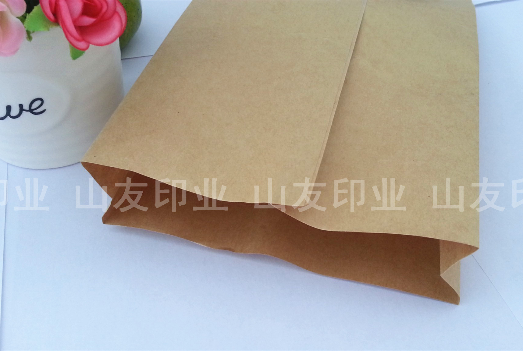 加厚空白排骨牛皮纸袋 鸡排烧烤串面包纸袋 防油食品包装纸袋定做 - 图0