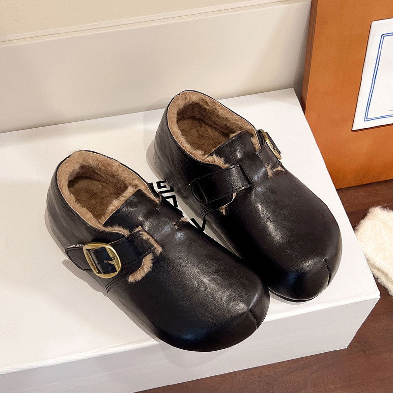 加绒内增高勃肯小皮鞋女秋冬季新款巨好看时尚爆款百搭休闲单鞋子,淘宝优惠券,粉丝福利购,淘宝优惠卷