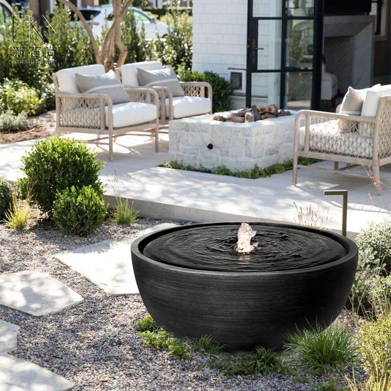 现代轻奢流水摆件庭院花园别墅招财循环水景观小鸟洗澡饮水盆送礼,淘宝优惠券,粉丝福利购,淘宝优惠卷