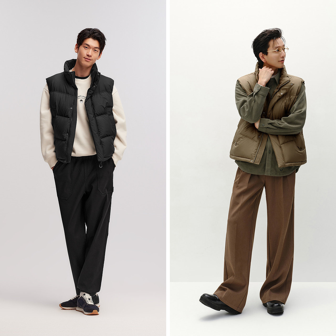 [商场同款]森马羽绒马甲男冬季新款宽松防水外套休闲情侣装百搭潮,淘宝优惠券,粉丝福利购,淘宝优惠卷