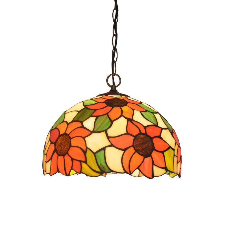 欧式复古彩色玻璃酒吧餐厅客灯商用美式田园卧室玄关阳台创意吊灯,淘宝优惠券,粉丝福利购,淘宝优惠卷