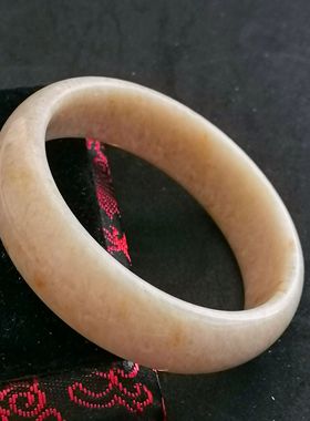 天然色彩新疆金丝玉手镯西域石缘