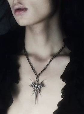 链条黑画II系列异形小众挂坠