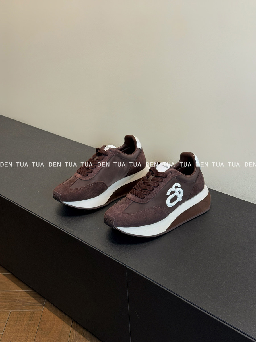 DENTUATUA 上脚轻盈又增高！醉高板 24f字母真皮厚底休闲运动鞋女,淘宝优惠券,粉丝福利购,淘宝优惠卷