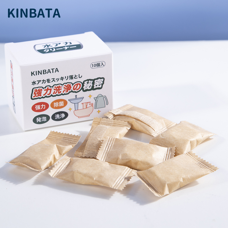 日本KINBATA水垢泡腾片家用茶壶水壶饮水机水杯去污除垢剂清洁剂 - 图1