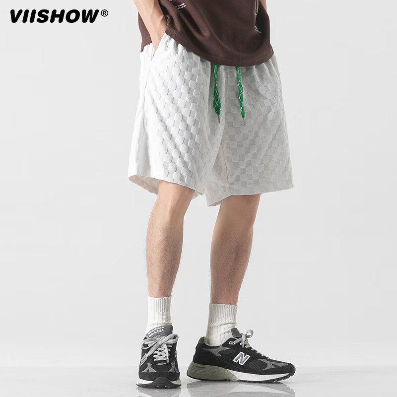 VIISHOW夏季薄款日系休闲短裤男潮牌情侣运动纯棉沙滩五分裤子男,淘宝优惠券,粉丝福利购,淘宝优惠卷