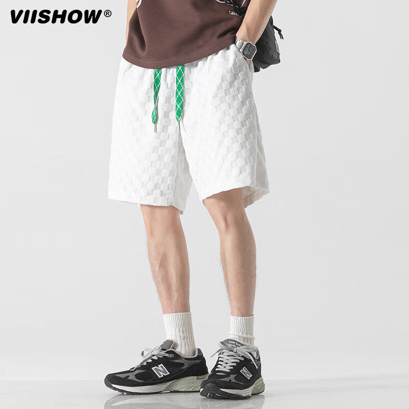 VIISHOW夏季薄款日系休闲短裤男潮牌情侣运动纯棉沙滩五分裤子男,淘宝优惠券,粉丝福利购,淘宝优惠卷