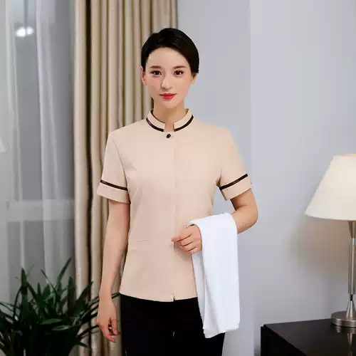 Уборка отелей Рабочая одежда с коротки