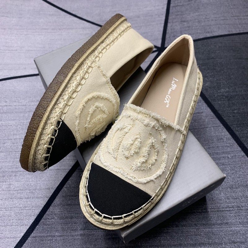 渔夫鞋女2026春夏新款透气女鞋百搭一脚蹬豆豆乐福鞋秋款平底单鞋,淘宝优惠券,粉丝福利购,淘宝优惠卷