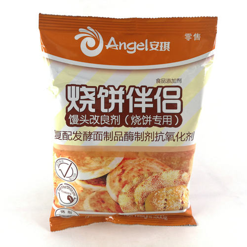安琪烧饼伴侣500克 馒头改良剂烧饼专用面制品发酯大馕饼烘焙增强 - 图3