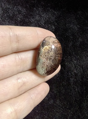 珑心珠宝 清澈的绿幽灵水晶吊坠 红绿宝挂件