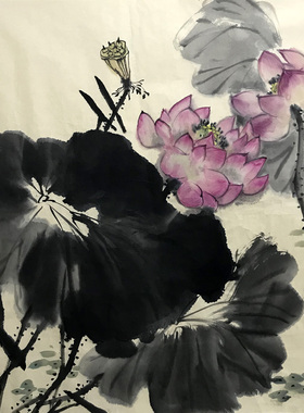 宣纸画芯耕墨轩国画手绘水墨画
