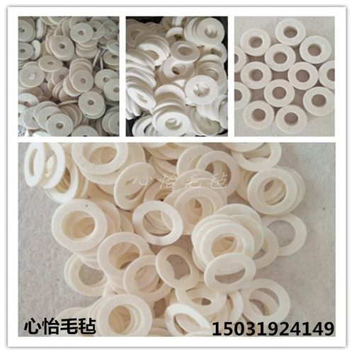 高密度工业羊毛毡垫密封吸油垫圈油封毡圈防尘抛光耐磨毛毡条块圈 - 图0