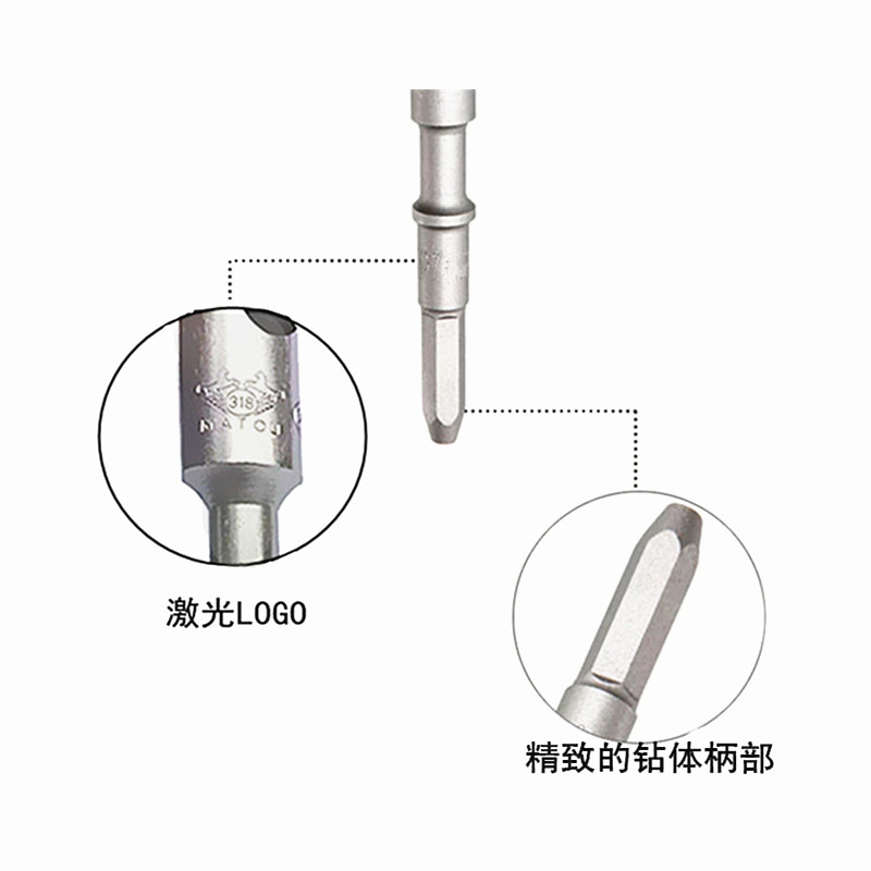 六角柄电锤钻头混凝土水泥打孔非标18.5mm电梯安装冲击钻头22.5mm-图2