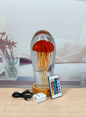 手工琉璃发光水母礼物礼品