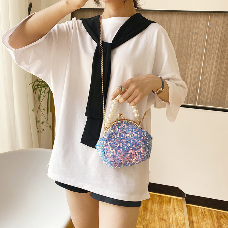 Original sequined personalized lightweight new versatile women's bag
