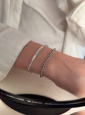 好运编织红绳925银珠缠绕招财