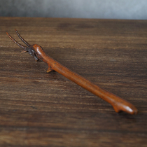 Factory price boutique Suiko Seiko bronze antelope Kettle Fork Cover Fork Tea Cone Tea Needle Tea Darling Tea Play Creative Pen Rack Tabletop Pendulum