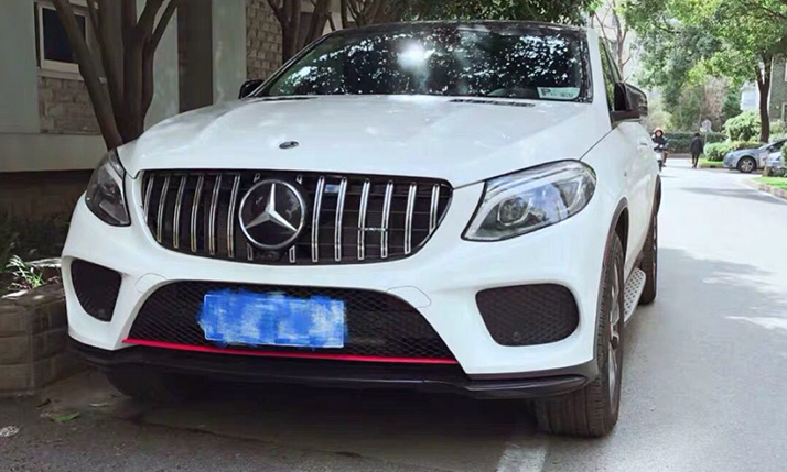 适用于奔驰新E级 C级 GLA CLA GLE ML GLS GLC 改装中网镜面大标 - 图3