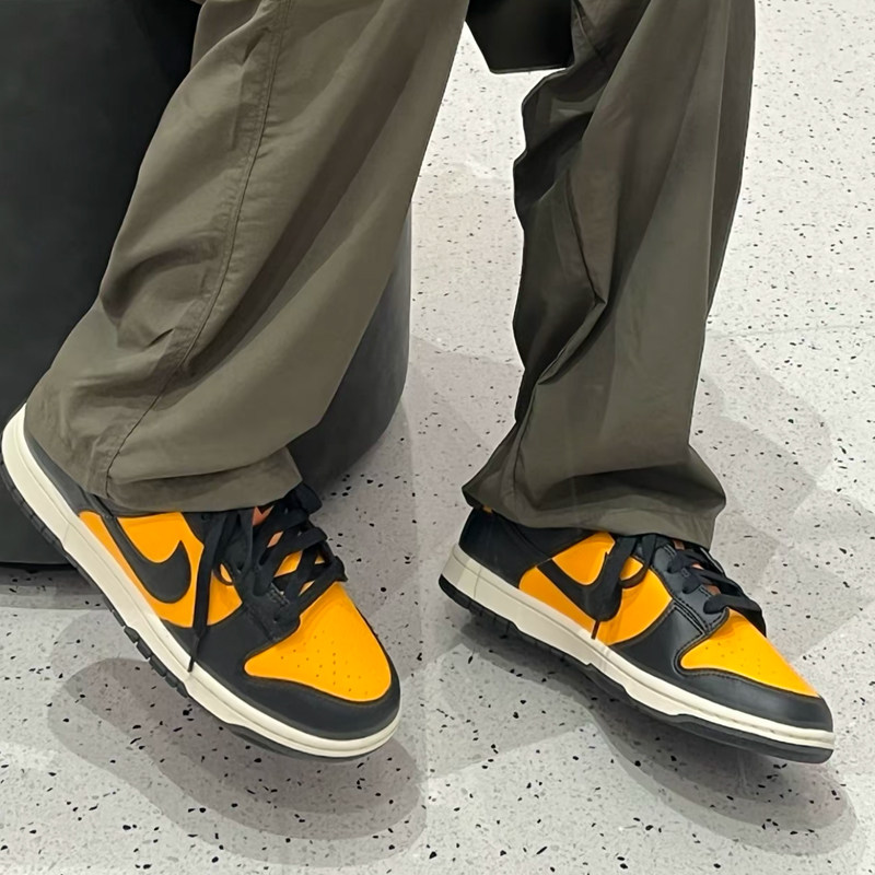 耐克/Nike Dunk Low 黑橙男款低帮休闲复古经典板鞋 HF5441-700,淘宝优惠券,粉丝福利购,淘宝优惠卷