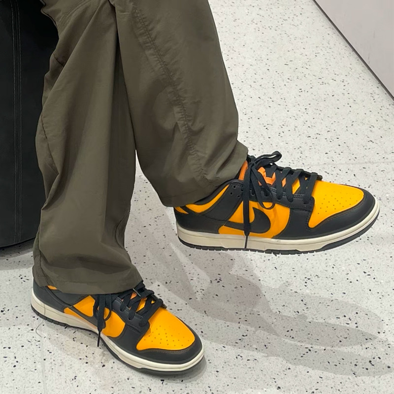 耐克/Nike Dunk Low 黑橙男款低帮休闲复古经典板鞋 HF5441-700,淘宝优惠券,粉丝福利购,淘宝优惠卷