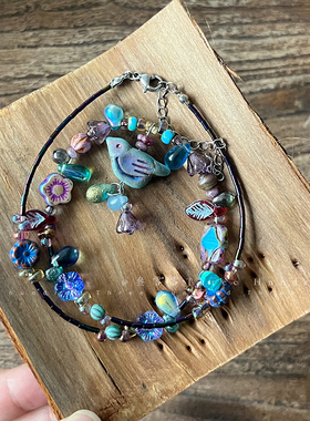 原创捷克琉璃项链女饰品