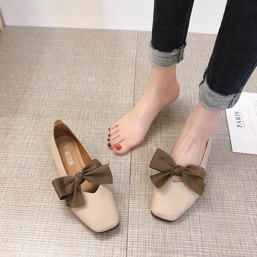 Демисезонная обувь, мягкая подошва, французский стиль