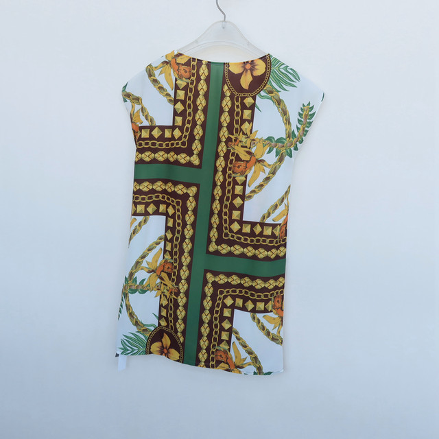 Aigtaote/S counter off-size straight pullover shirt