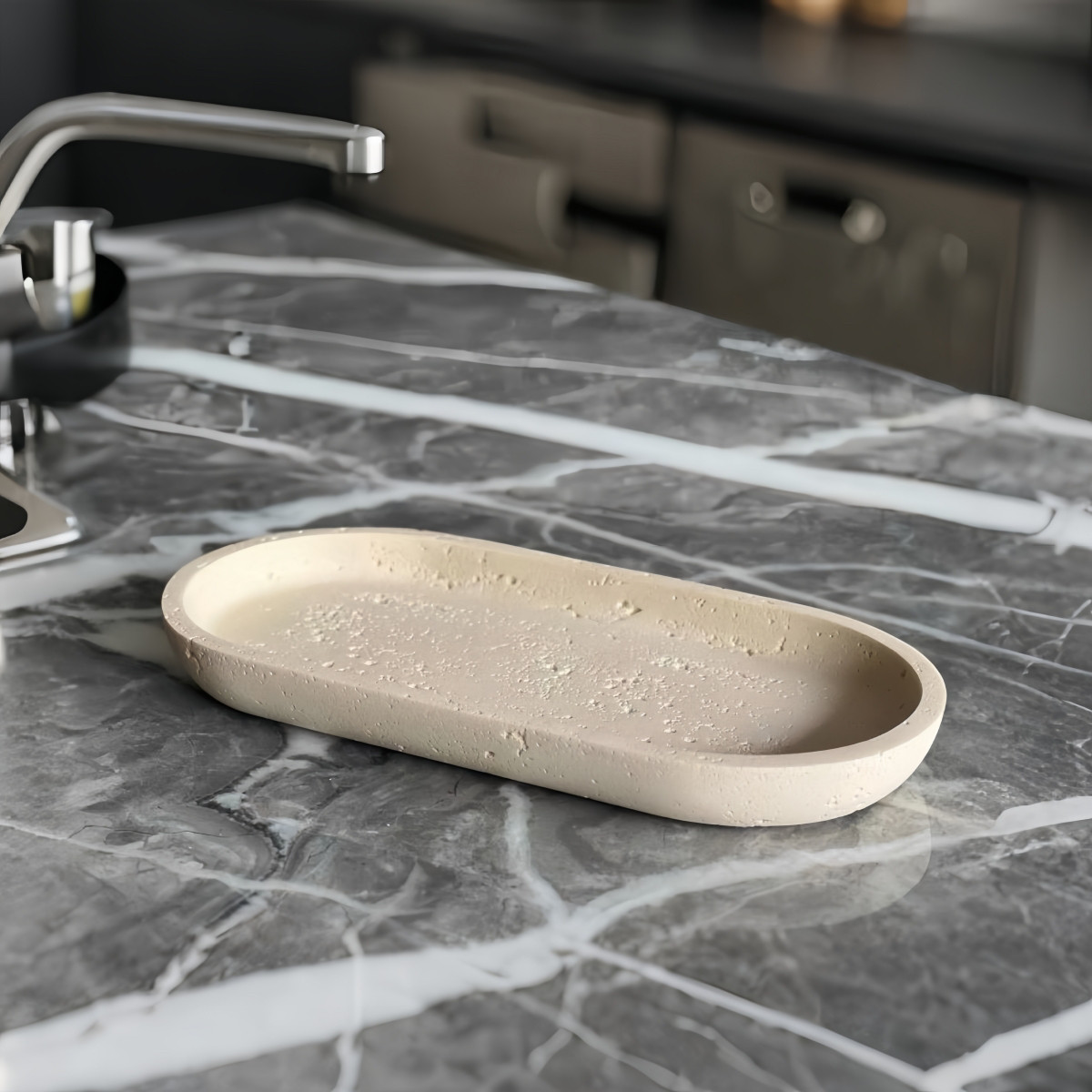 洞石洗手台托盘浴室洗手间卫生间水杯漱口杯洗漱台置物架台面托盘,淘宝优惠券,粉丝福利购,淘宝优惠卷