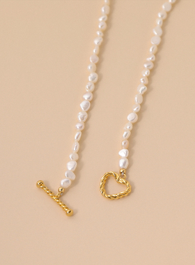 FLOAT珍珠项链浮漾女法式宫廷风