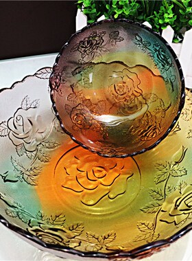 日式水果盘晶金工艺果篮kan