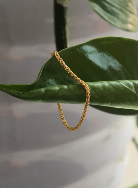 转运珠戒指鼠年14k包金洗手不用