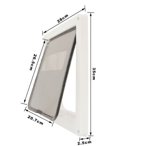 双向自由进出猫门洞狗出入门狗窗口塑料门宠物门洞大中小号门纱门 - 图3