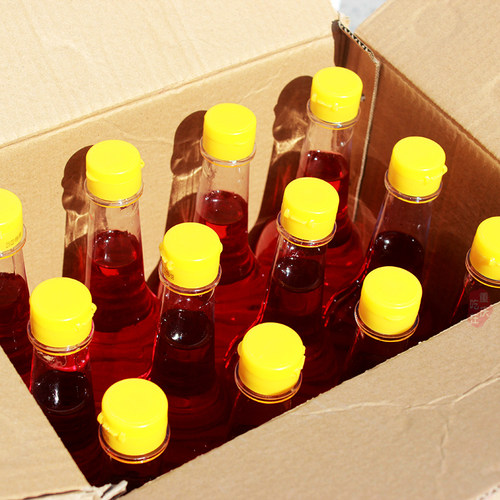 大红浙醋630ml*12瓶整件红醋泡菜专用泡萝卜烤鸭上色大闸蟹虾醋汁 - 图1