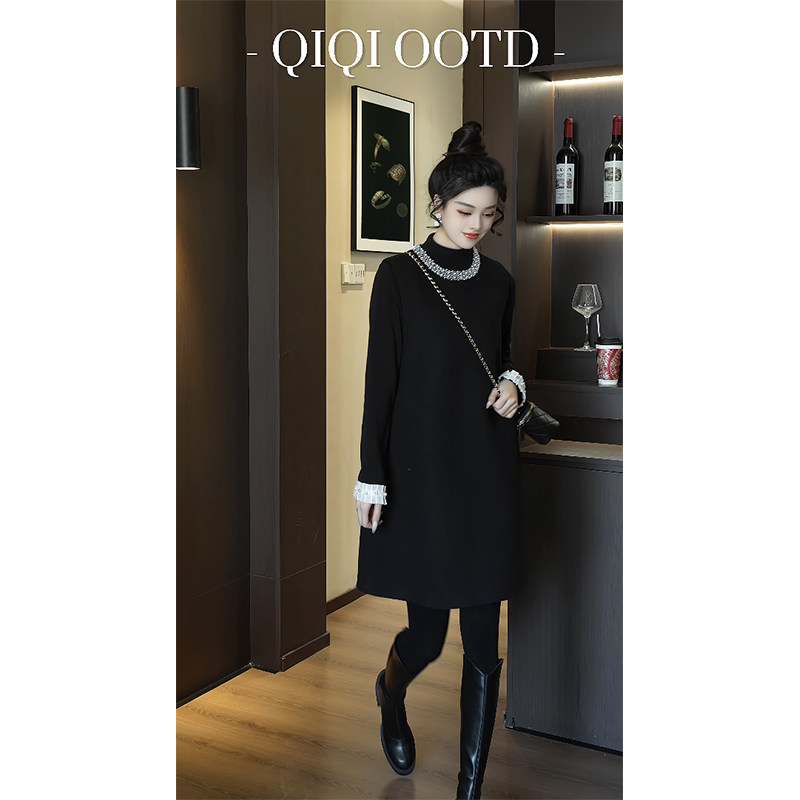 柒院家大码女装轻奢极简圆领背心连衣裙2025秋冬款宽松遮肉马甲裙,淘宝优惠券,粉丝福利购,淘宝优惠卷