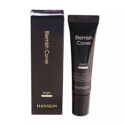 现货韩国Hanskin韩斯清Blemish Cover魔幻控油抗痘遮瑕液遮瑕膏 - 图1