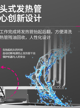 【旗舰正品】乐创立式单双缸炸炉