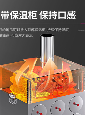 乐创烤红薯机商用街头流动摆摊款