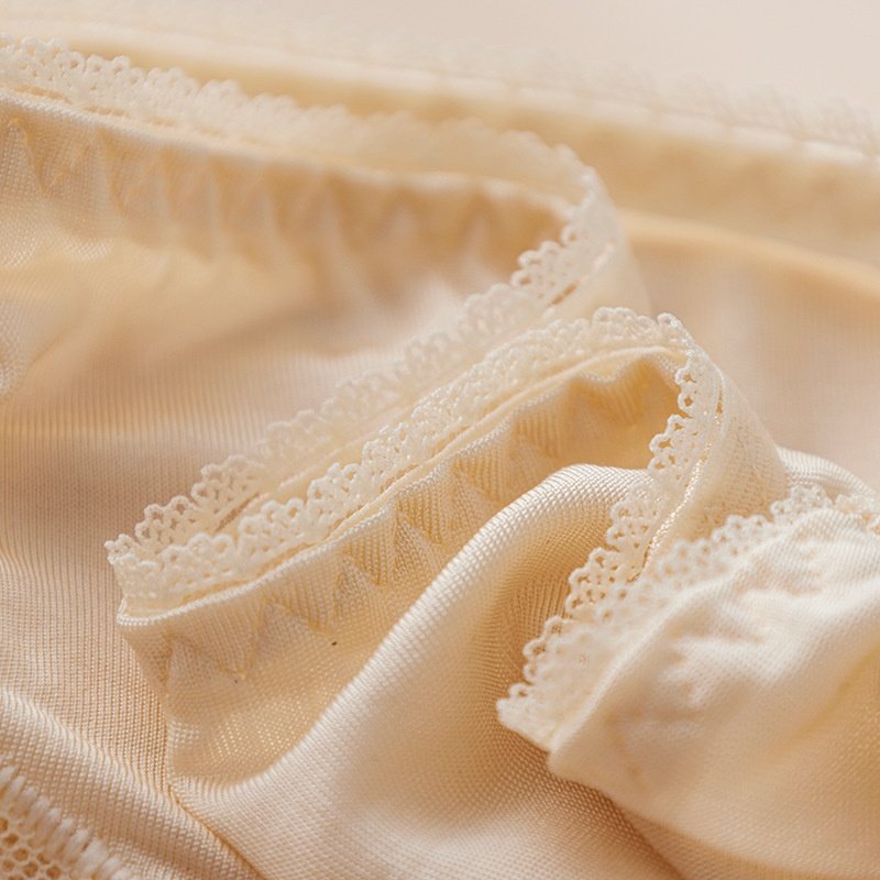 xuhuang/徐凰100%真丝32针95克针织平纹桑蚕丝内裤女薄性感蕾丝夏,淘宝优惠券,粉丝福利购,淘宝优惠卷