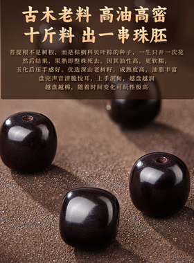老料菩提根手串男双圈菩提子女生